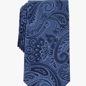 Michael Kors Mens Kadar Paisley Tie Navy ONE SIZE